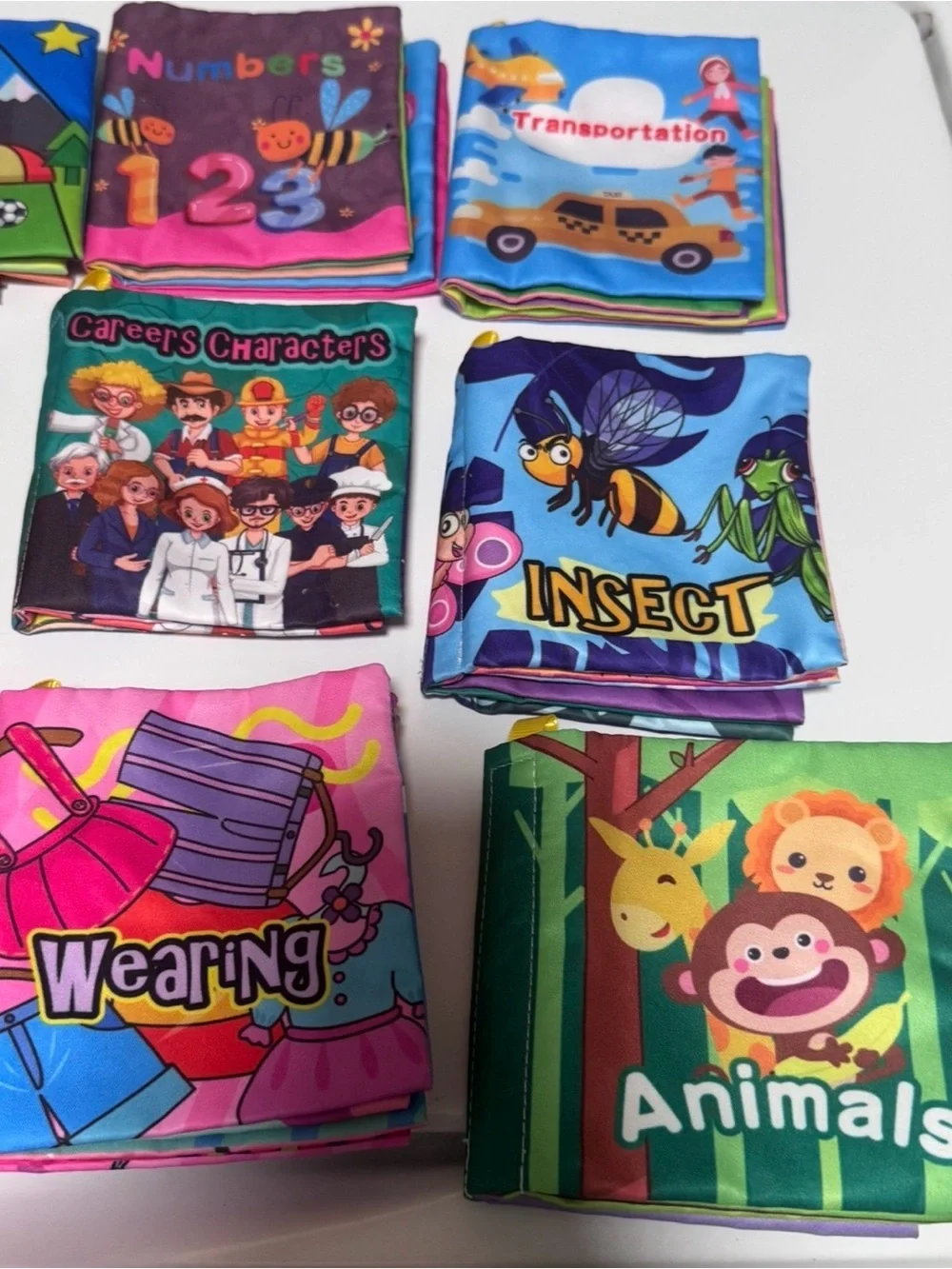 Baby Books / Fabric / Bath books / Set of 12! LIKE NEW!!